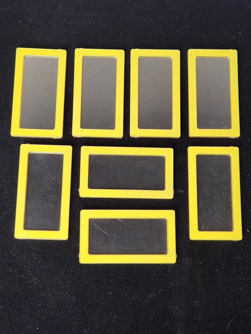 8 Vintage 1978 Mattel Barbie A-Frame Dream House Replacement Windows 2588 Yellow